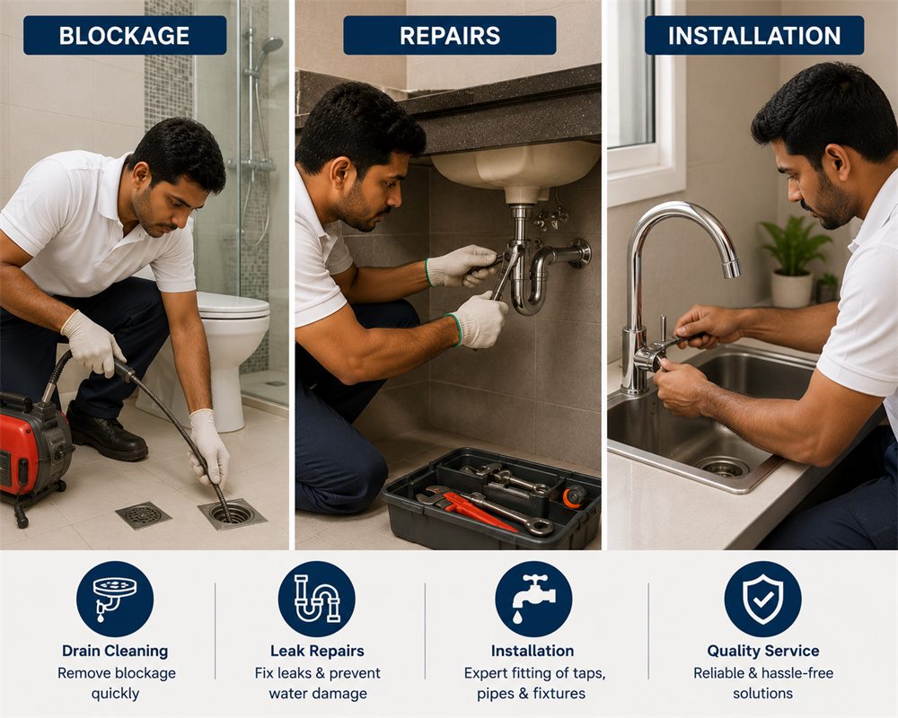 Blockage, Repairs & Installation